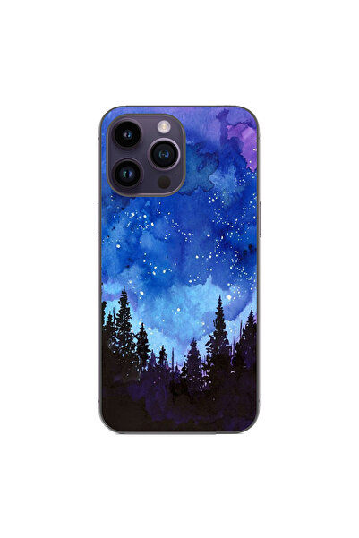 OEM Husa compatibila cu Apple iPhone 14 Pro Max Silicon Gel Tpu Model Night F...