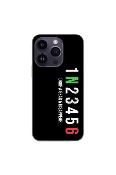 OEM Калъф, съвместим с Apple iPhone 14 Pro, силиконов гел TPU с шарка на зъбн...