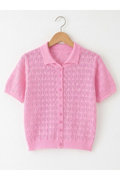 Retrobird Lora Lace Summer Knitwear Women's Pink