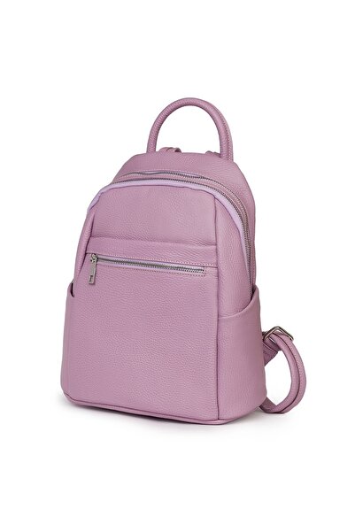 myOwn Women's Jonathan lilac leather backpack
