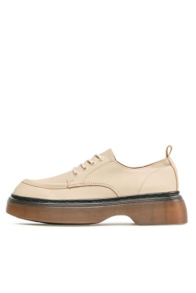 Jenny Fairy Pantofi Oxford de damă WS9176-01 Bej