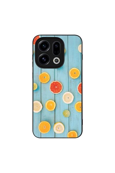 Sonique Θήκη Fruit Series για Oppo Find X9 5G Γκρέιπφρουτ