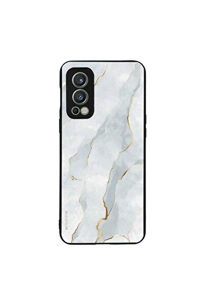 Sonique Θήκη Marble Series για OnePlus Nord 2 5G Λευκό 01