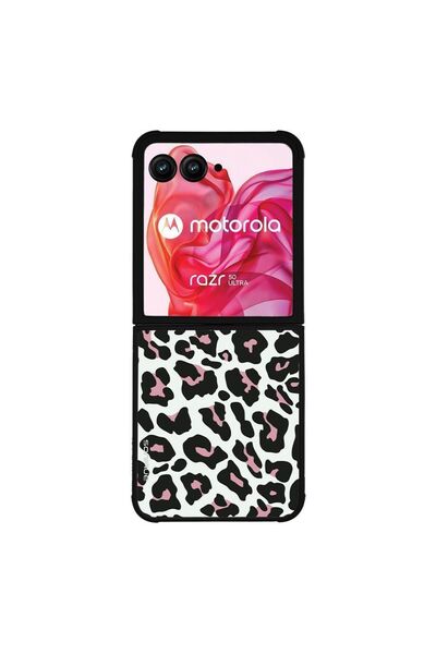 Sonique Θήκη Animal Print Series για Motorola Motorola Razr 50 Ultra Leopard 02