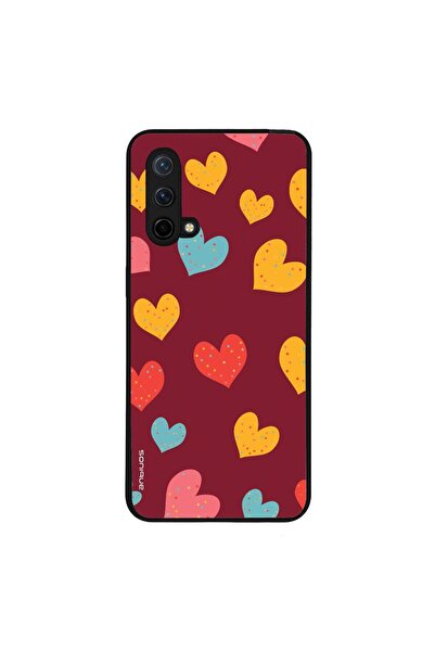 Sonique Θήκη Heart Series για OnePlus Nord CE 5G Μπορντώ
