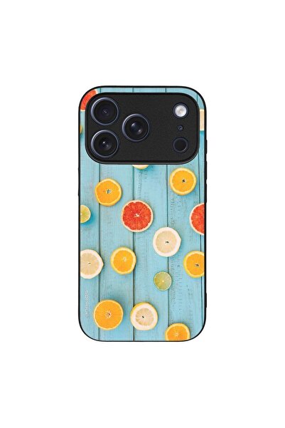 Sonique Θήκη Fruit Series για Apple iPhone 17 Pro Γκρέιπφρουτ