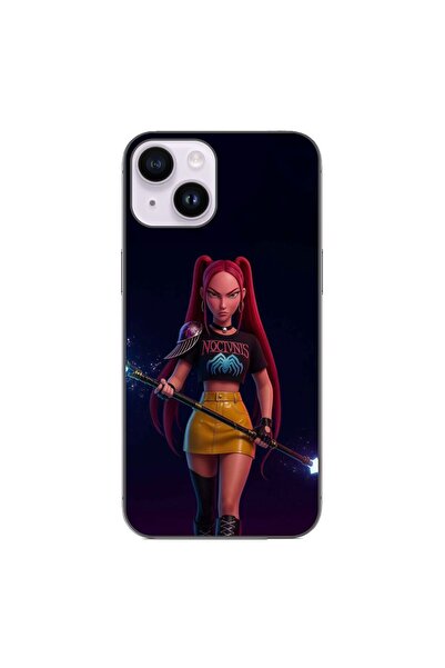 OEM Husa compatibila cu Apple iPhone 14 Silicon Gel Tpu Model KPop Demon Hunt...