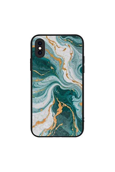 Sonique Θήκη Marble Series για Apple iPhone X / iPhone XS Πράσινο 01