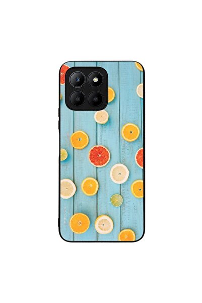 Sonique Θήκη Fruit Series για Honor 70 Lite 5G Γκρέιπφρουτ