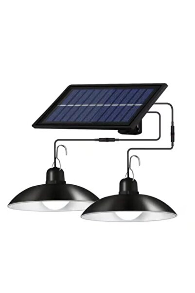 OEM Double Solar Lamp with Remote Control, 3 Lighting Modes, Dusk Sensor