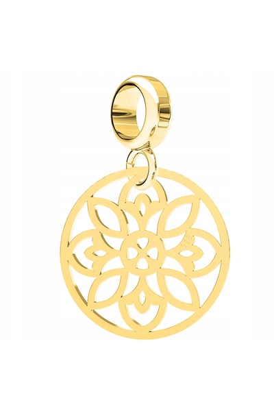 Larezo Pandantiv Tip Charm Pentru Bratari Modulare, Argint 925 Placat Cu Aur ...