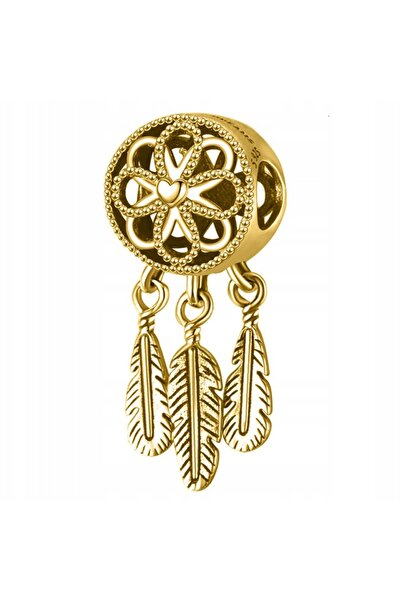 Larezo Pandantiv Tip Charm Pentru Bratari Modulare, Argint 925 Placat Cu Aur ...