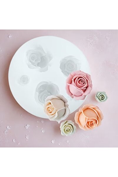 AnkaHobiMarket Minik Açmış Çiçekler Silikon Kalıp (S1007)