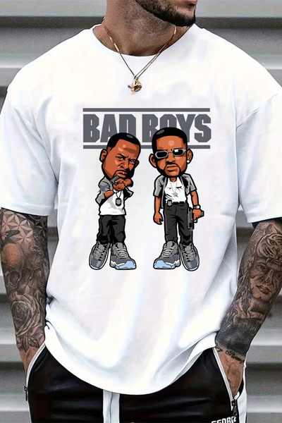 Sarah's Boutique Men's T-shirt – 100% cotton – "Bad Boys"