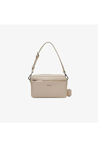 Calvin Klein Must Double Straps Camera Kadın Bej El Çantası