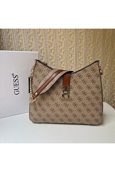 Guess Luxe Cross-strap G-Lock Print Shoulder Bag (Worn Under the Arm), 30 x 2...