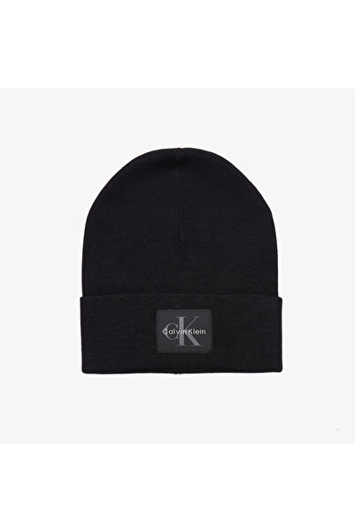 Calvin Klein Monologo Patch Pánská černá čepice