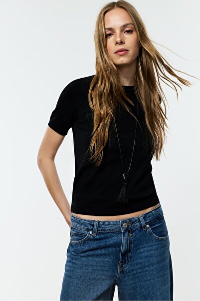 LEFTIES Temel triko top