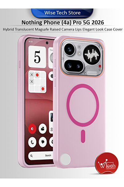 Wtech Nothing Phone (4a) Pro 5G 2026 Hybrid Translucent Magsafe with Magnetic...
