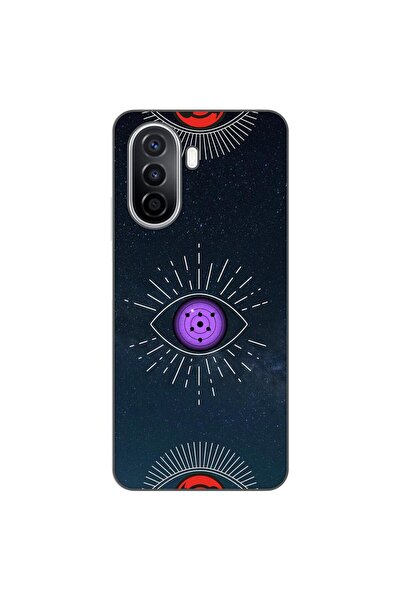 OEM Калъф, съвместим с Huawei Nova Y70, силиконов гел TPU модел, Око на Томое...