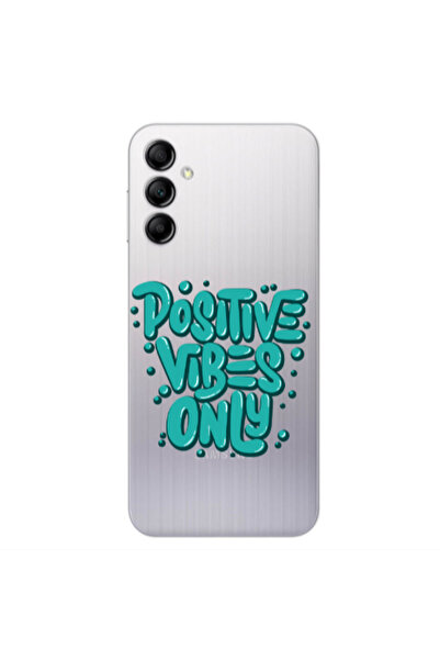 Other Samsung A24 Positive Vibes Only Transparent Silicone TPU Θήκη