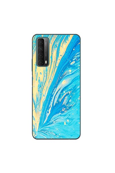 OEM Husa compatibila cu Huawei P Smart 2021 Silicon Gel Tpu Model Aqua Bloom