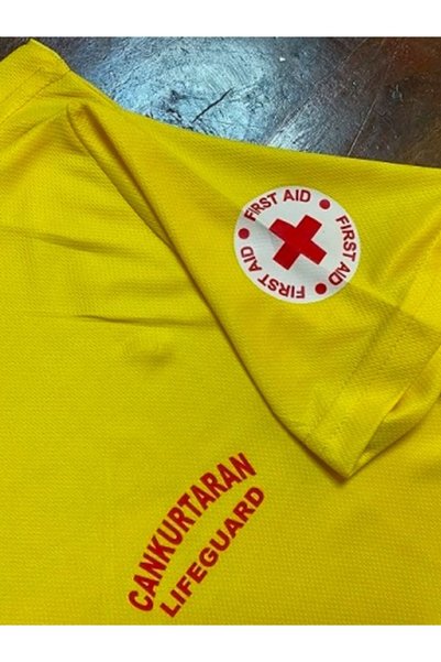 MARTEN CANKURTARAN LIFEGUARD TSSF LOGOLU DRY TOUCH HIZLI KURUYAN KAPPA KUMAŞ 0 YAKA T-SHİRT-DÜDÜK-ŞORT SET