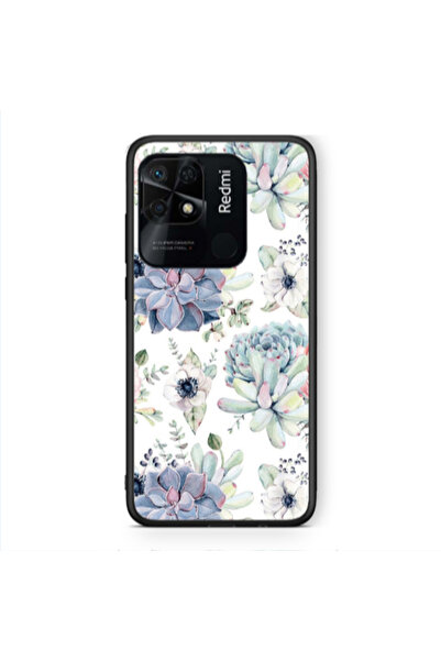 Other Xiaomi Redmi 10C Flower 56 Black Glossy Θήκη