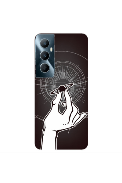 Other Realme C65 The planet in my hand Transparent Silicone TPU Θήκη