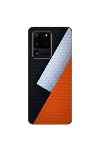 Other Samsung S20 Ultra Coated hexagon Transparent Silicone TPU Θήκη