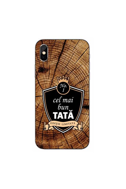 OEM Husa compatibila cu Apple iPhone XS Silicon Gel Tpu Model Cel Mai Bun Tata