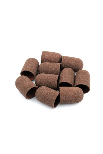 OEM Cap de pedichiură abraziv, Mediu, Diametru-16mm, Set - 10 bucăți