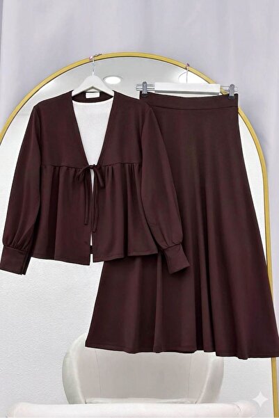 VOLT CLOTHİNG Mila set suknje sa vezanjem