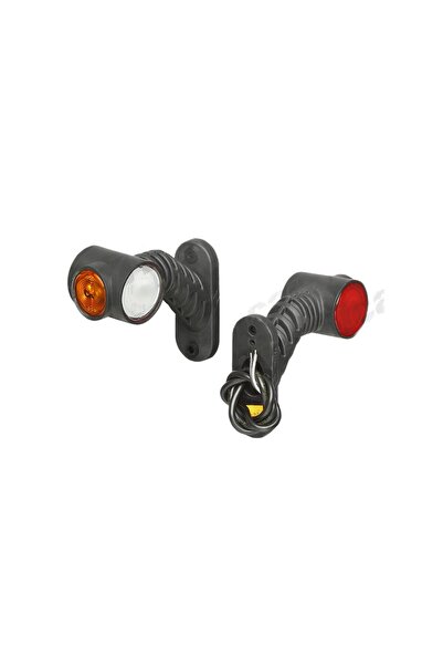 RapidAuto Lampa gabarit Universal, 12/24V, 125x100mm,alb-rosu-galben,omologar...