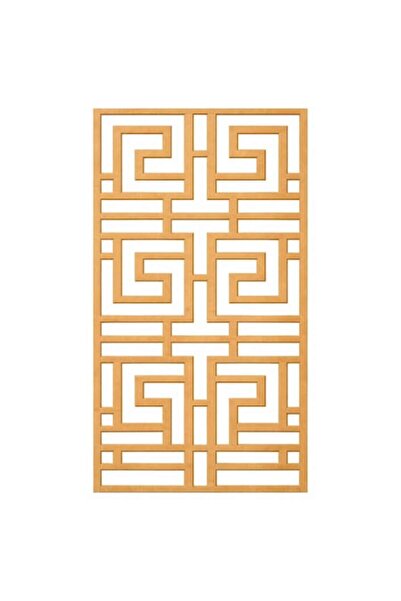 OEM MDF interior decorative panel – geometric labyrinth model, wood finish, 1...