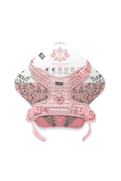 M-PETS HAUTE COUTURE KÖPEK GÖĞÜS TASMASI PİNK (M)