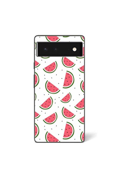 OEM Husa compatibila cu Google Pixel 6 Silicon Gel Tpu Model Watermelons Pattern