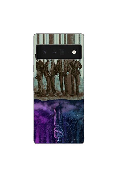 OEM Husa compatibila cu Google Pixel 6 Pro Silicon Gel Tpu Model Stranger Thi...