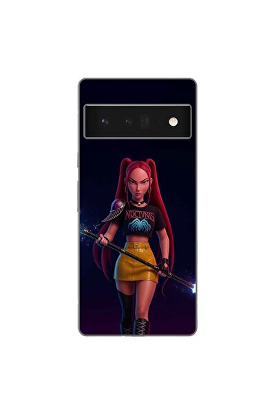 OEM Husa compatibila cu Google Pixel 6 Pro Silicon Gel Tpu Model KPop Demon H...