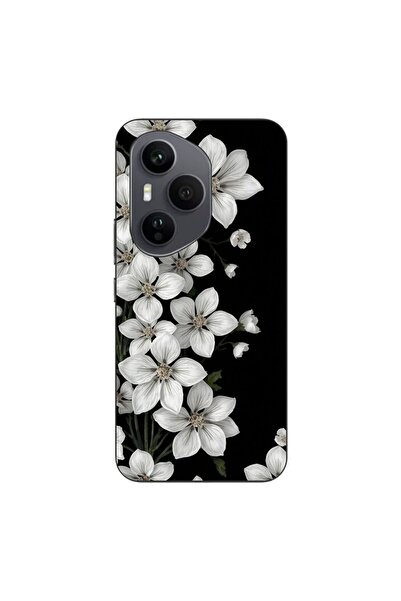 OEM Husa compatibila cu Honor 400 Pro Silicon Gel Tpu Model Pure White Flowers