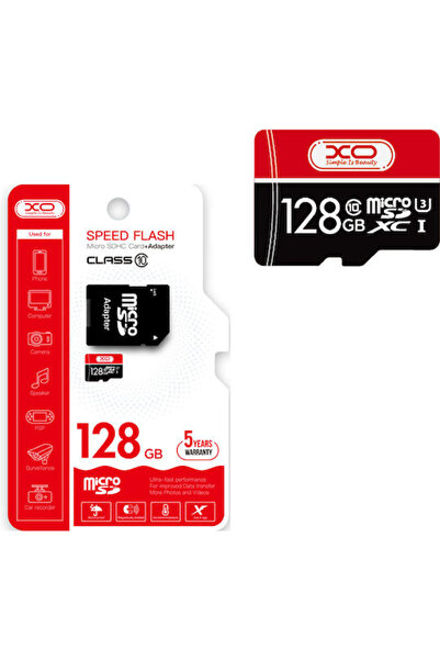 Xo Speed Flash microSDXC 128GB U3 UHS-I 75MB/s Με Αντάπτορα