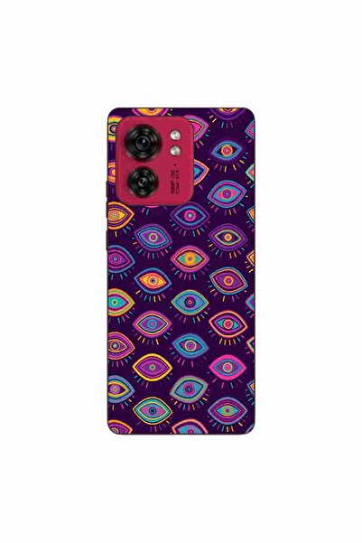 OEM Case compatible with Motorola Edge 40 Silicone Gel Tpu Pattern Tribal Eyes