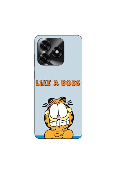 OEM Case compatible with Honor X5c Plus Silicone Gel Tpu Pattern Garfield Lik...