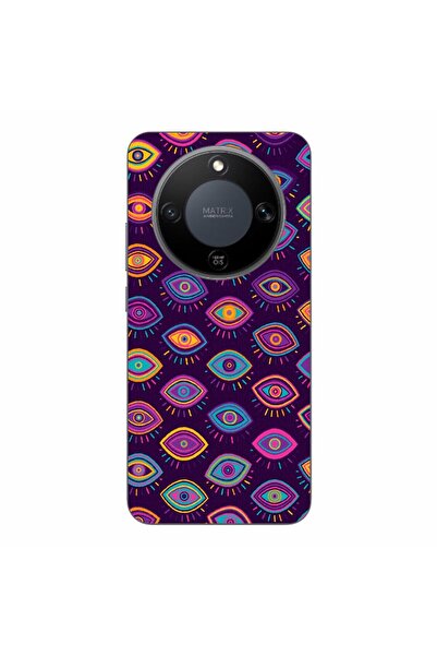 OEM Husa compatibila cu Honor Magic8 Lite Silicon Gel Tpu Model Tribal Eyes