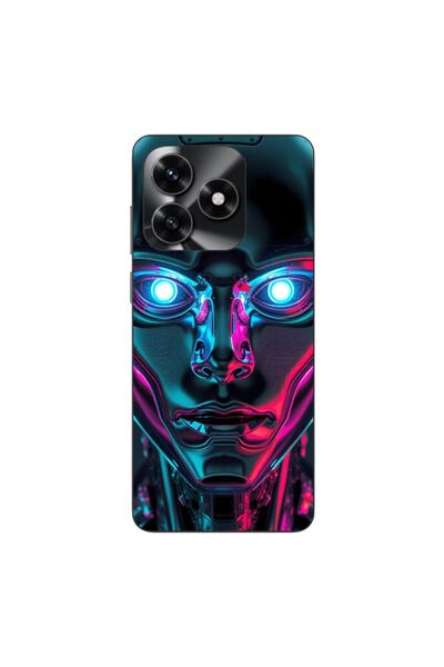 OEM Husa compatibila cu Honor X5c Plus Silicon Gel Tpu Model Chrome Humanoid