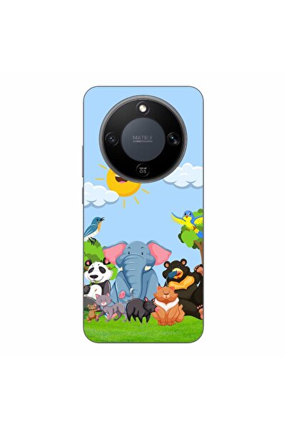 OEM Θήκη συμβατή με Honor Magic8 Lite από σιλικόνη gel TPU με σχέδιο  "Φίλοι ...