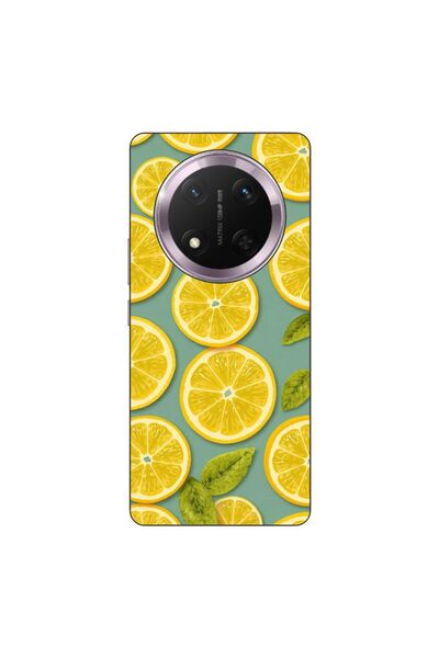 OEM Husa compatibila cu Honor Magic7 Lite Silicon Gel Tpu Model Summer Lemon ...