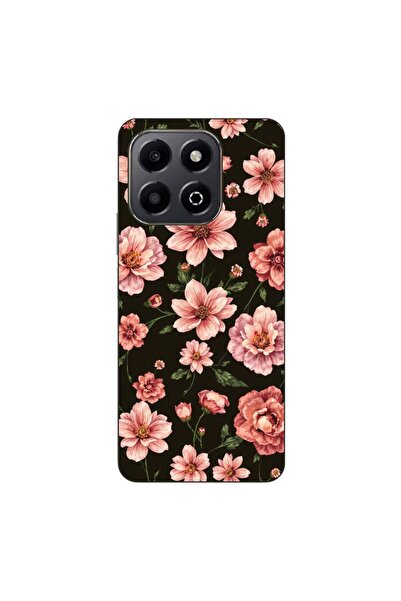 OEM Husa compatibila cu Honor X6b Silicon Gel Tpu Model Pink Spring Flowers