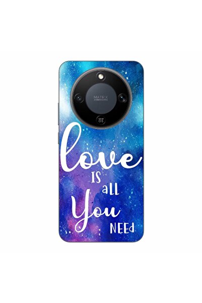 OEM Husa compatibila cu Honor Magic8 Lite Silicon Gel Tpu Model Love Is All Y...