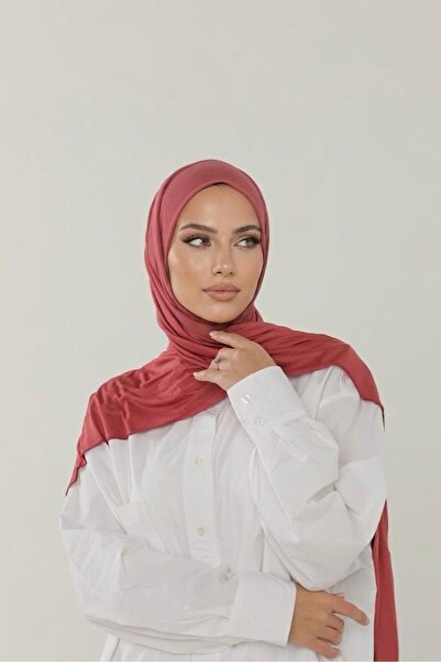 İSTDONATELLA شال قطني ممشط - شال حجاب نسائي من الجيرسيه والليكرا